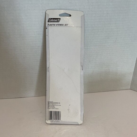 Coleman Plastic Utensil Set Fork Knife Spoon Unbreakable Light Weight Camping - Picture 5 of 5